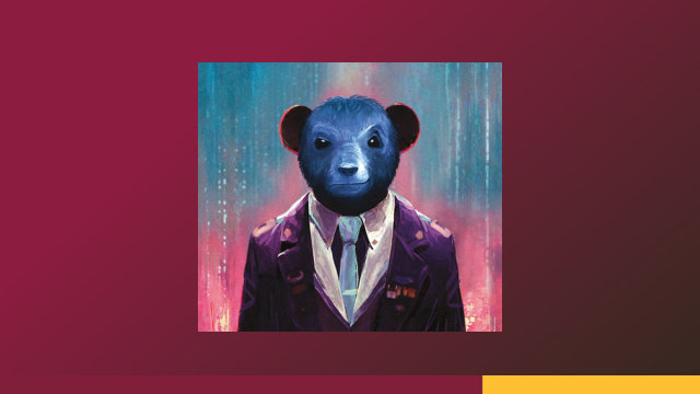 Fancy bear book cover picture of bear