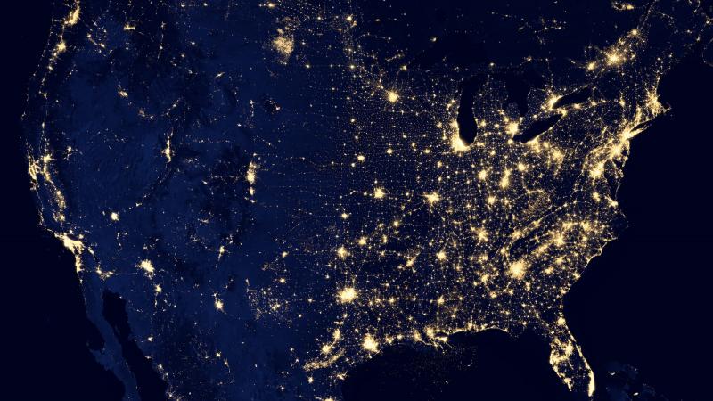 view of usa